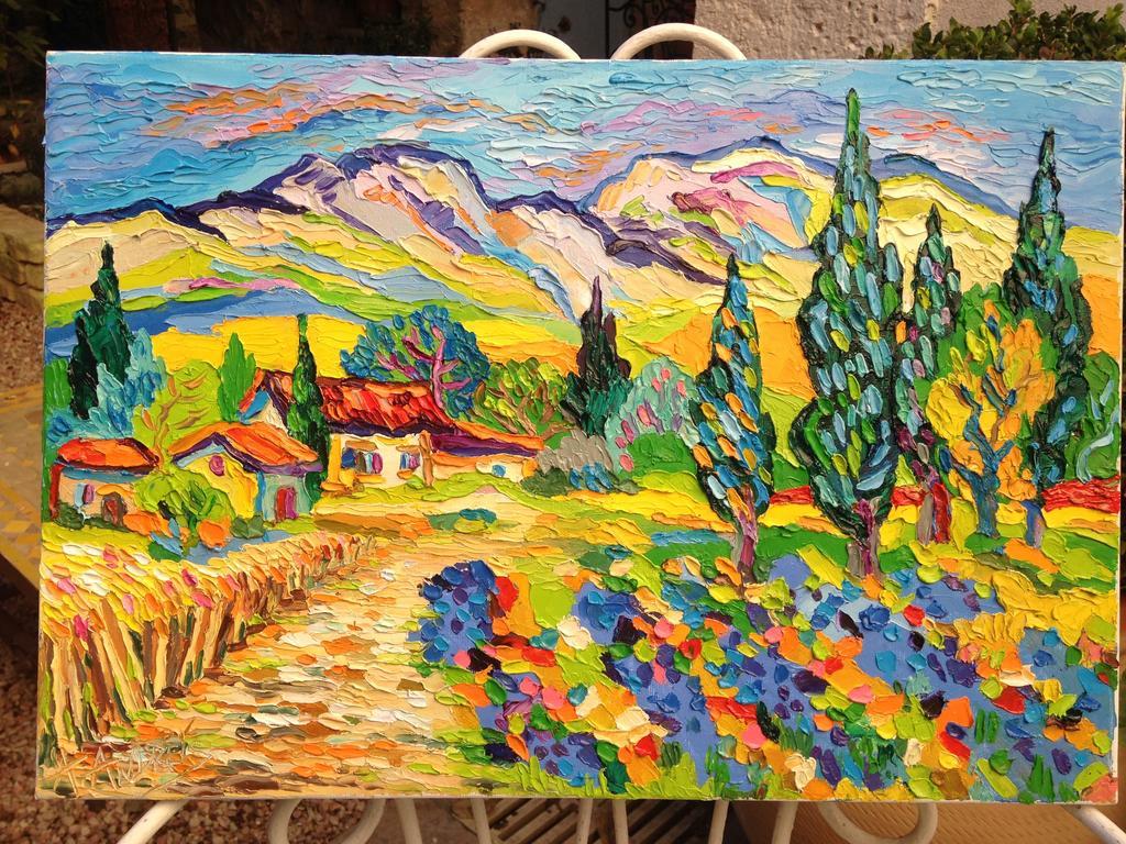La Maison Du Peintre En Provence Mallemort Esterno foto