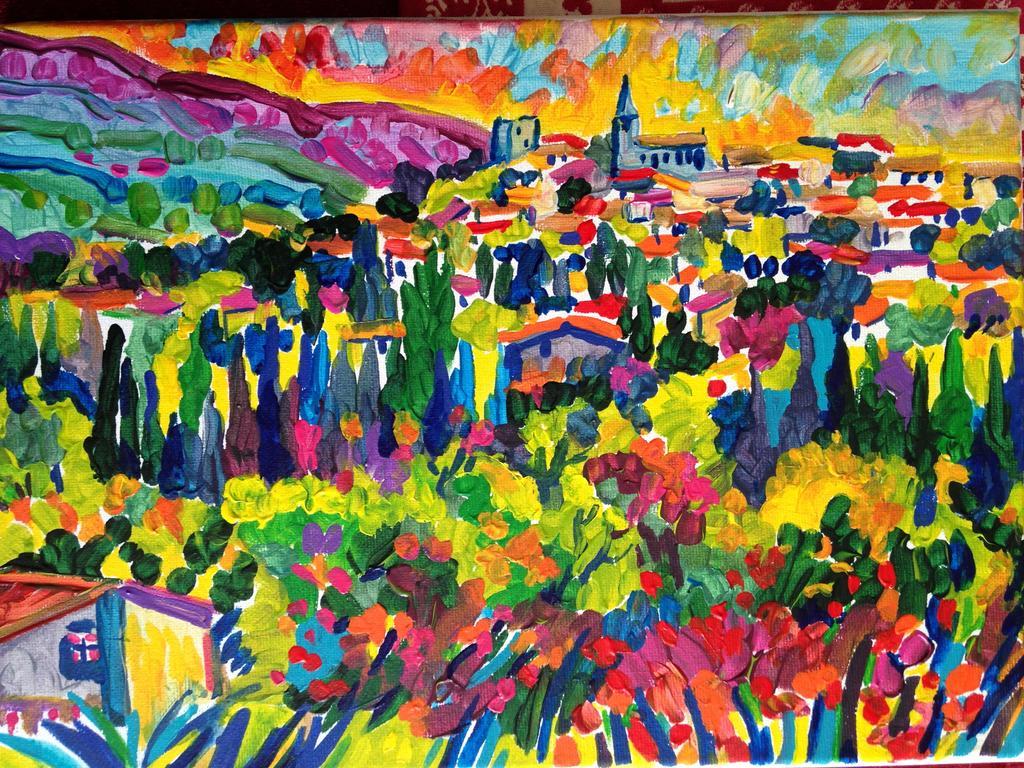 La Maison Du Peintre En Provence Mallemort Esterno foto