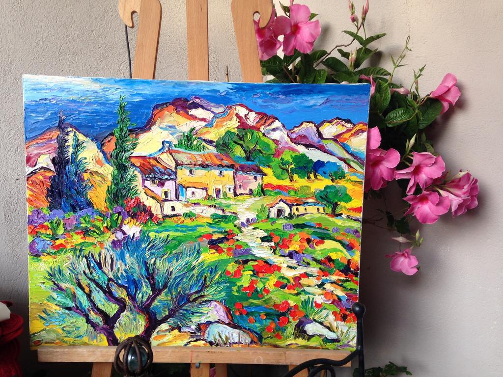 La Maison Du Peintre En Provence Mallemort Esterno foto