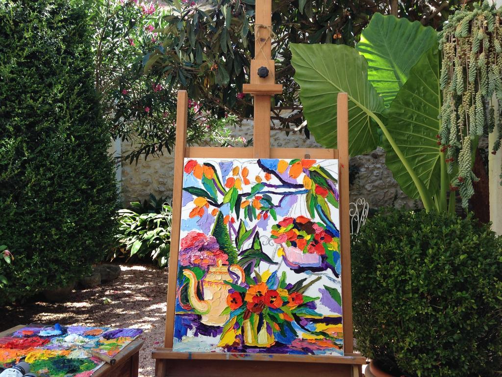 La Maison Du Peintre En Provence Mallemort Esterno foto